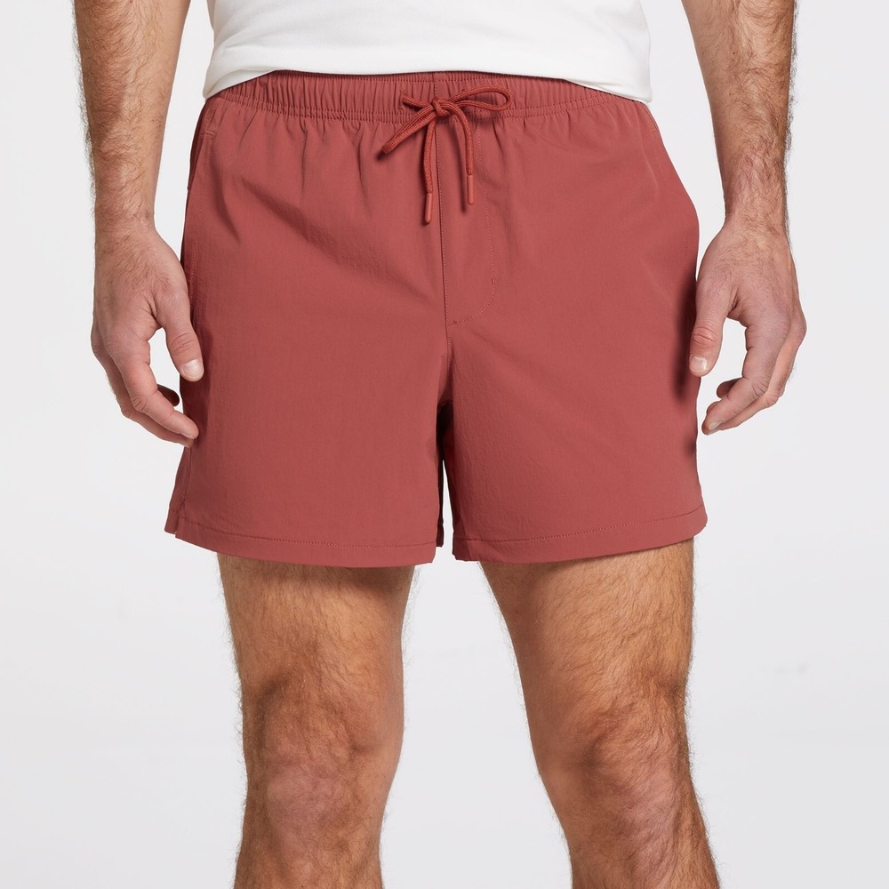VRST Men's 5'' Everyday‎ Short, Size XL, Red/Rust